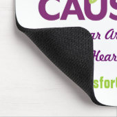 Tapis De Souris Gâteaux pour le blanc de Mousepad de causes (Coin)