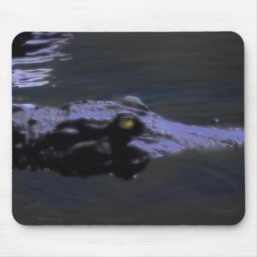 Tapis De Souris Gator Night Mousepad (Devant)