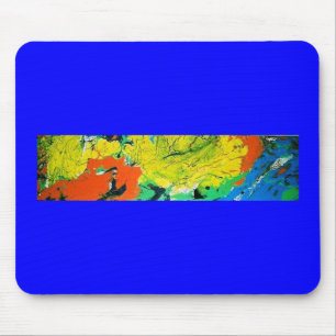 Tapis De Souris Gator orange avec un afro jaune