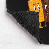 Tapis De Souris Gaufre s'mores drôle marshmallow (Coin)