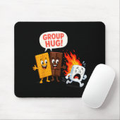 Tapis De Souris Gaufre s'mores drôle marshmallow (Avec souris)