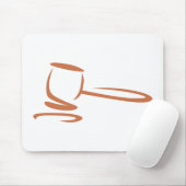 Tapis De Souris Gavel représentant un juge dans le style chic de (Avec souris)