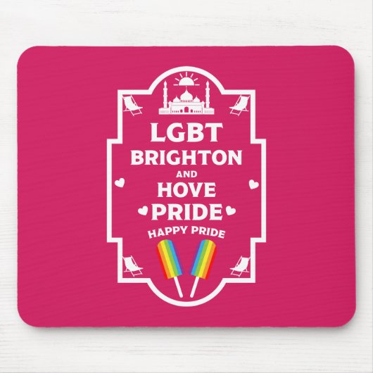 Tapis De Souris Gay pride Brighton (Devant)