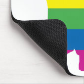 Tapis De Souris Gay pride Dachshund/Wiener (Coin)