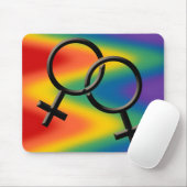 Tapis De Souris Gay pride Mousepad de Mousepad du gay pride des (Avec souris)