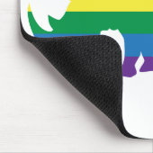 Tapis De Souris Gay-Pride-Rhino (Coin)