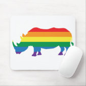 Tapis De Souris Gay-Pride-Rhino (Avec souris)