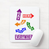 Tapis De Souris Gays partout mousepad (Avec souris)