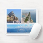 Tapis De Souris GB - Gibraltar - (Avec souris)