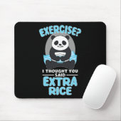 Tapis De Souris Géant Panda Funny Gymnase Entraînement Sayings Ali (Avec souris)