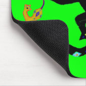 Tapis De Souris Gecko en Vert2 (Coin)