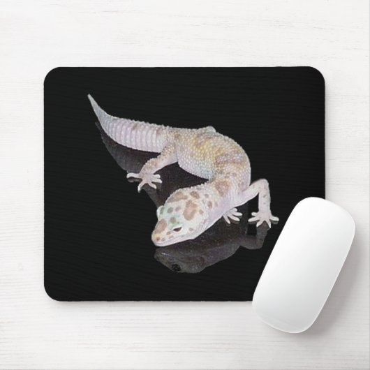 TAPIS DE SOURIS GECKO MOUSEPAD DE LÉOPARD D'ENIGMA ALBINOS (Avec souris)