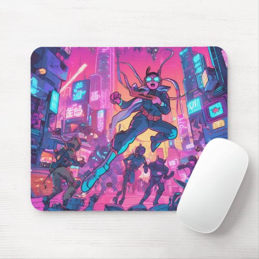Tapis de souris geek (Avec souris)