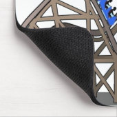 Tapis De Souris Geek Mousepad de montagnes russes (Coin)