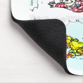 Tapis De Souris Geeks Au-Dessus De L'Avion Fruité Drôle (Coin)