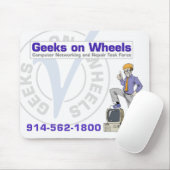 Tapis De Souris Geeks sur des roues (Avec souris)