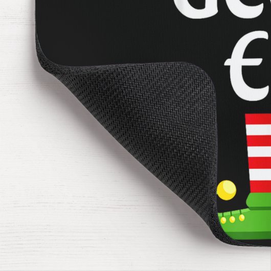 Tapis De Souris Geeky Elf Family Matching Group Christmas Geek (Coin)