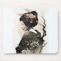 Geisha japonaise gracieuse - 