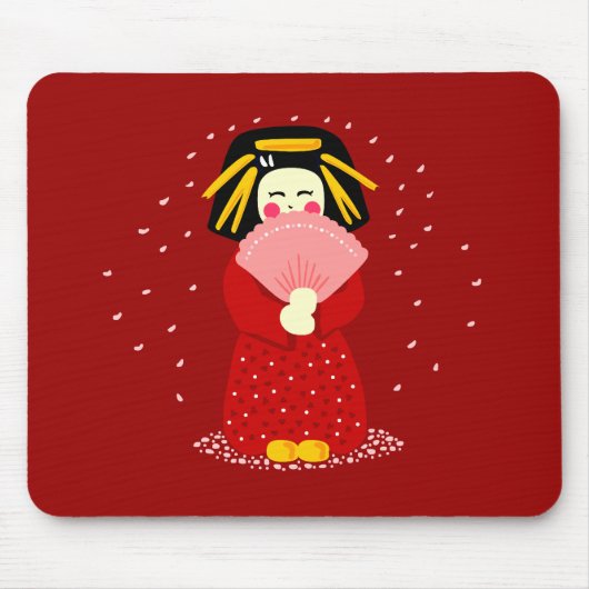 Tapis De Souris Geisha mignon (Devant)