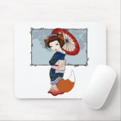 Tapis De Souris Geisha Mousepad de Kitsune (Avec souris)