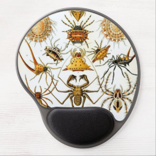 Tapis De Souris Gel Araignées ou arachnides vintages par Ernst Haeckel
