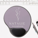 Tapis De Souris Gel Boho Chic Lilac Lavender Personnalisé<br><div class="desc">Élevez votre espace de travail avec notre superbe boho Chic Lilac Lavender Personnalisé Gel Mouse Pad, où la fonctionnalité rencontre l'élégance personnalisée. Conçu avec votre confort à l'esprit, ce tapis de souris est équipé d'un repose-poignet intégré, offrant un support ergonomique pour les longues heures au bureau. Que ce soit un...</div>