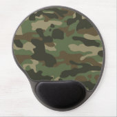 Tapis De Souris Gel Camouflage Vert Camo Motif de l'armée (Devant)