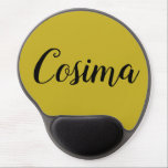 Tapis De Souris Gel Cosima du nom noir orphelin de manuscrit<br><div class="desc">Cosima est un caractère de l'orphelin d'exposition de TV que Black.writing est calligraphie de manuscrit</div>
