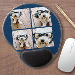 Tapis De Souris Gel Créez votre propre Instagram Collage Navy 4 Photos<br><div class="desc">Utilisez quatre photos carrés pour créer un cadeau unique et personnel. Ou vous pouvez garder le chiot hipster et faire un gardien branché. Si vous avez besoin d'ajuster les images,  cliquez sur l'outil personnaliser pour apporter des modifications.</div>