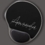 Tapis De Souris Gel Élégant Moderne Personnalisé Avec Le Nom Monogramm<br><div class="desc">Améliorez la configuration et la productivité de votre bureau grâce à notre Blackout Elégant Moderne Personnalisé Avec Nom Monogram Gel Pad souris. Ce tapis de souris méticuleusement conçu mêle esthétique contemporaine avec une touche personnalisée, ce qui en fait un accessoire chic et pratique pour votre espace de travail branché. Doté...</div>