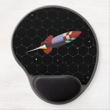 Étoiles en gel Mousepad de Rocket d'espace
