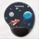 Tapis De Souris Gel Galaxie de voyage spatial personnalisée<br><div class="desc">Joli espace extérieur Gel Mouse Pad vous pouvez ajouter un nom pour le rendre personnel. Consultez les autres articles de cette collection ci-dessous, comme les étiquettes de bagage, les stylos et les sacs à dos pour correspondre à ce joli Gel Mouse Pad pour vos besoins de bureau. Ajoutez un nom...</div>