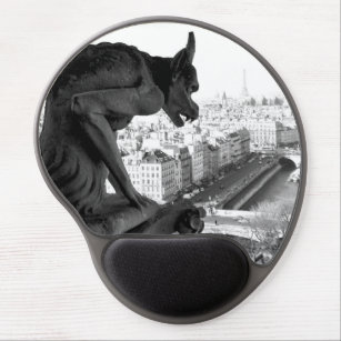 Tapis De Souris Gel Gargouille gothique Mousepad de Notre Dame Paris