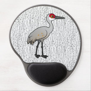 Tapis De Souris Gel Grue de Birdorable Sandhill