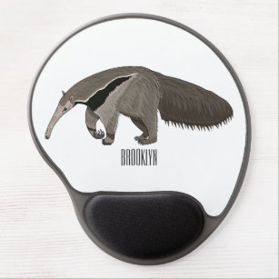 Tapis De Souris Gel Illustration d'un dessin animé d'Anteater