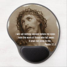 Jésus a couronné avec des épines Mousepad
