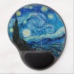 Tapis De Souris Gel La nuit étoilée de Van Gogh<br><div class="desc">Starry Night,  célèbre tableau de Vincent van Gogh.</div>