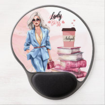 Lady Boss femme d'affaires rose