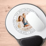 Tapis De Souris Gel Le meilleur papa jamais photo classique moderne<br><div class="desc">Ce design simple et classique est composé de typographie serif et d'ajouter une photo personnalisée. "Le meilleur papa jamais" tourne autour de la photo de votre père,  père,  papa,  etc.</div>
