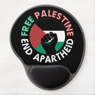 Tapis De Souris Gel Libérez la Palestine mettre fin à l'apartheid Drap