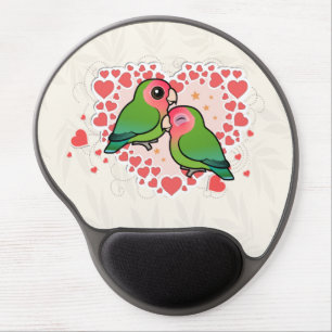Tapis De Souris Gel Lovebird Love Heart