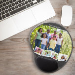 Tapis De Souris Gel Meilleure famille jamais - Collage photo avec Zigz<br><div class="desc">Gardez votre espace de travail productif avec ce joyeux rappel de votre "pourquoi"! Le modèle pour ce gel mousepad est mis en place pour vous permettre d'ajouter 5 de vos photos préférées. La photo principale sera utilisée comme arrière - plan et les 4 photos restantes seront disposées dans une bande...</div>