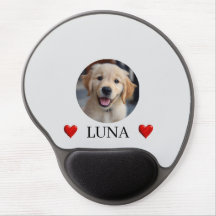My Dog Personalized Photo & Name Gel Mousepad