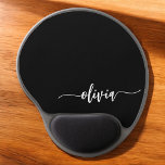 Tapis De Souris Gel Noir Blanc Moderne Minimaliste Élégant Monogramme<br><div class="desc">Découvrez notre collection minimaliste moderne de monogrammes noirs et blancs : Faites preuve de simplicité et de sophistication grâce à nos designs minimalistes, conçus pour élever votre style sans effort. Réalisée avec un oeil attentif pour l'esthétique moderne, cette collection présente des motifs noirs et blancs épurés accentués par des monogrammes...</div>
