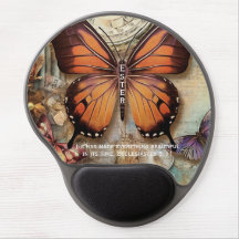 Tapis de souris gel papillon Ecclésiaste 3:11