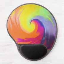 Vague d'aquarelle - gel Mousepad