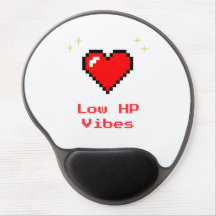 Vibes HP basse - Pixel Heart Gel Mouse Pad