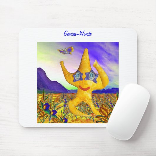 Tapis De Souris Gémeaux (Avec souris)