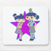 Tapis De Souris Gémeaux Mousepad (Devant)