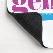 Tapis De Souris Gémeaux pourpres (Coin)